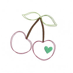 Stickdatei - Katze Silhouette Herz